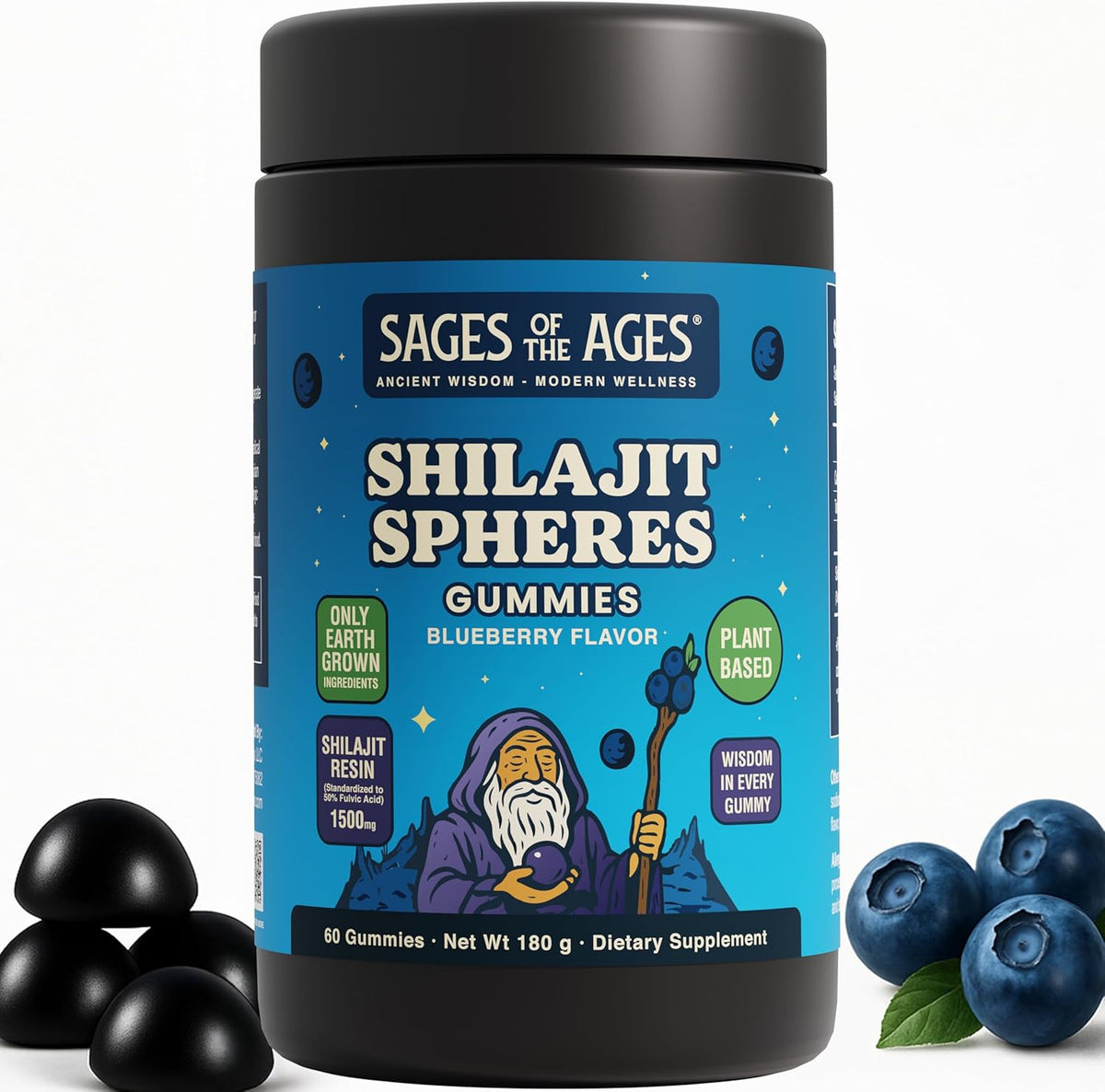Sages of the Ages Shilajit Gummies 1500 mg