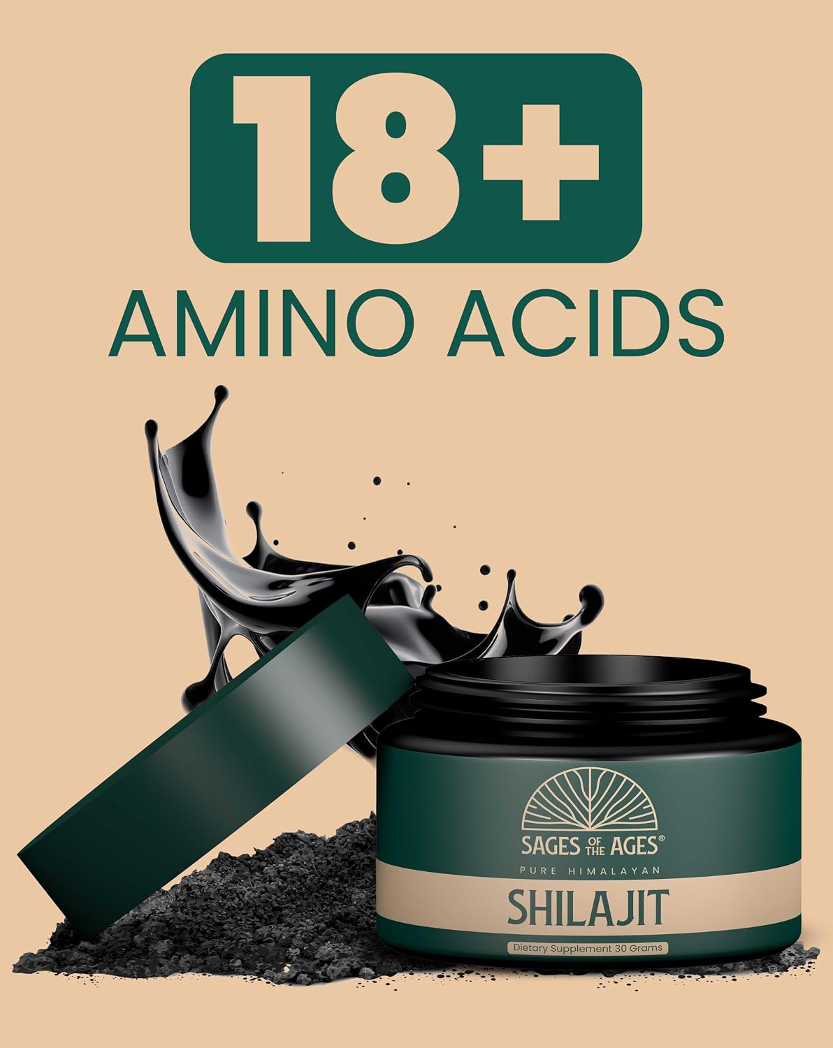 Sages of the Ages pure Himalayan shilajit resin
