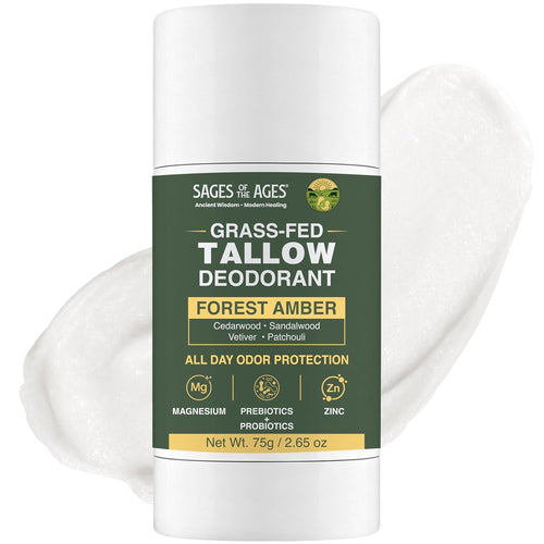 Grass-Fed Tallow Magnesium & Zinc Deodorant – Sages of the Ages